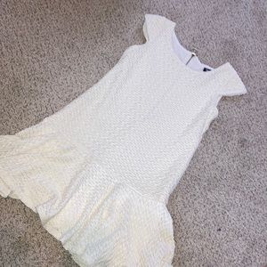 Girls Cream 10/12 Dress
